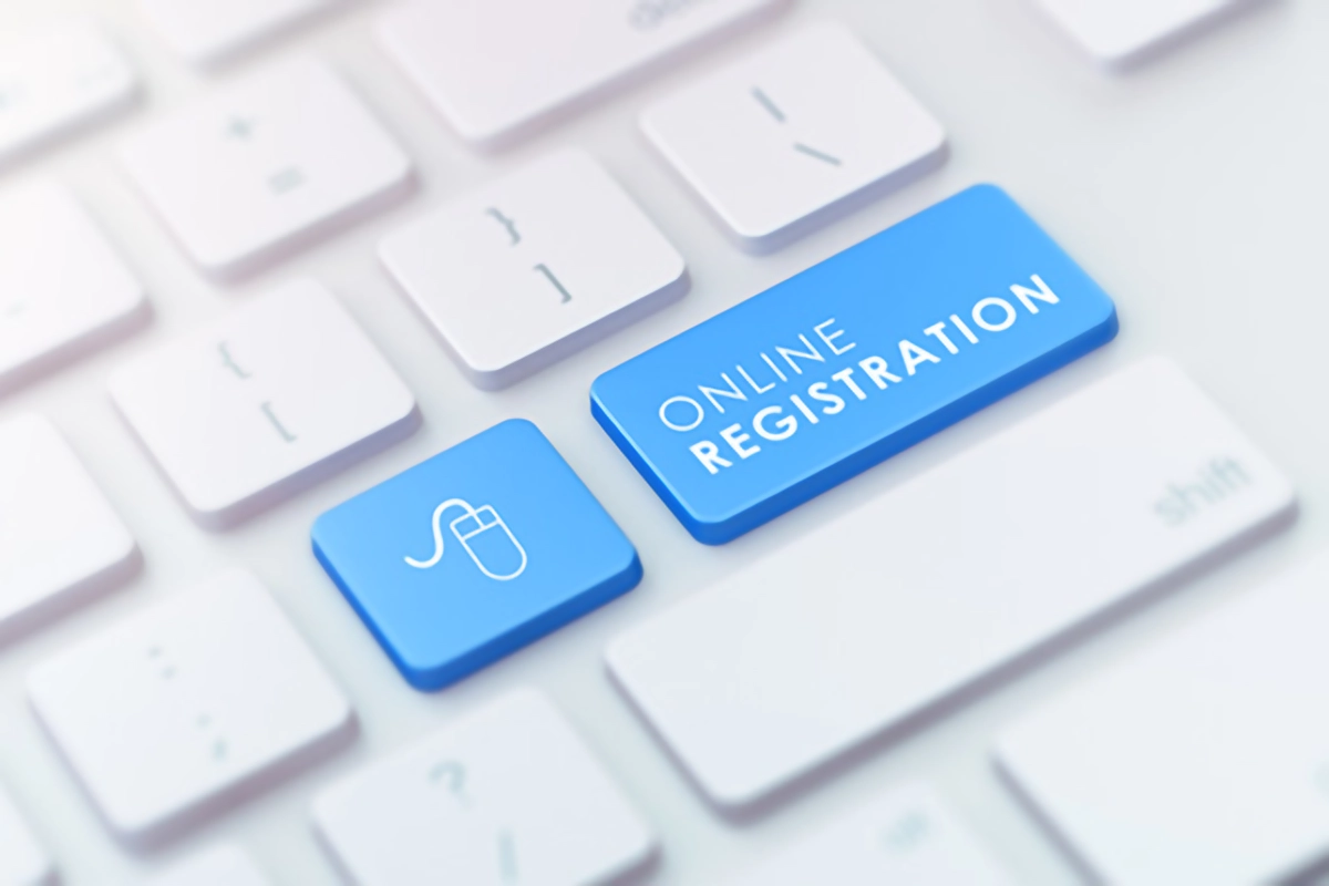 image depicting registration online